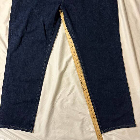 Warp + Weft Amsterdam Slim Jeans Mens Actual Size 39x30 Dark Blue Denim Straight - Picture 11 of 11